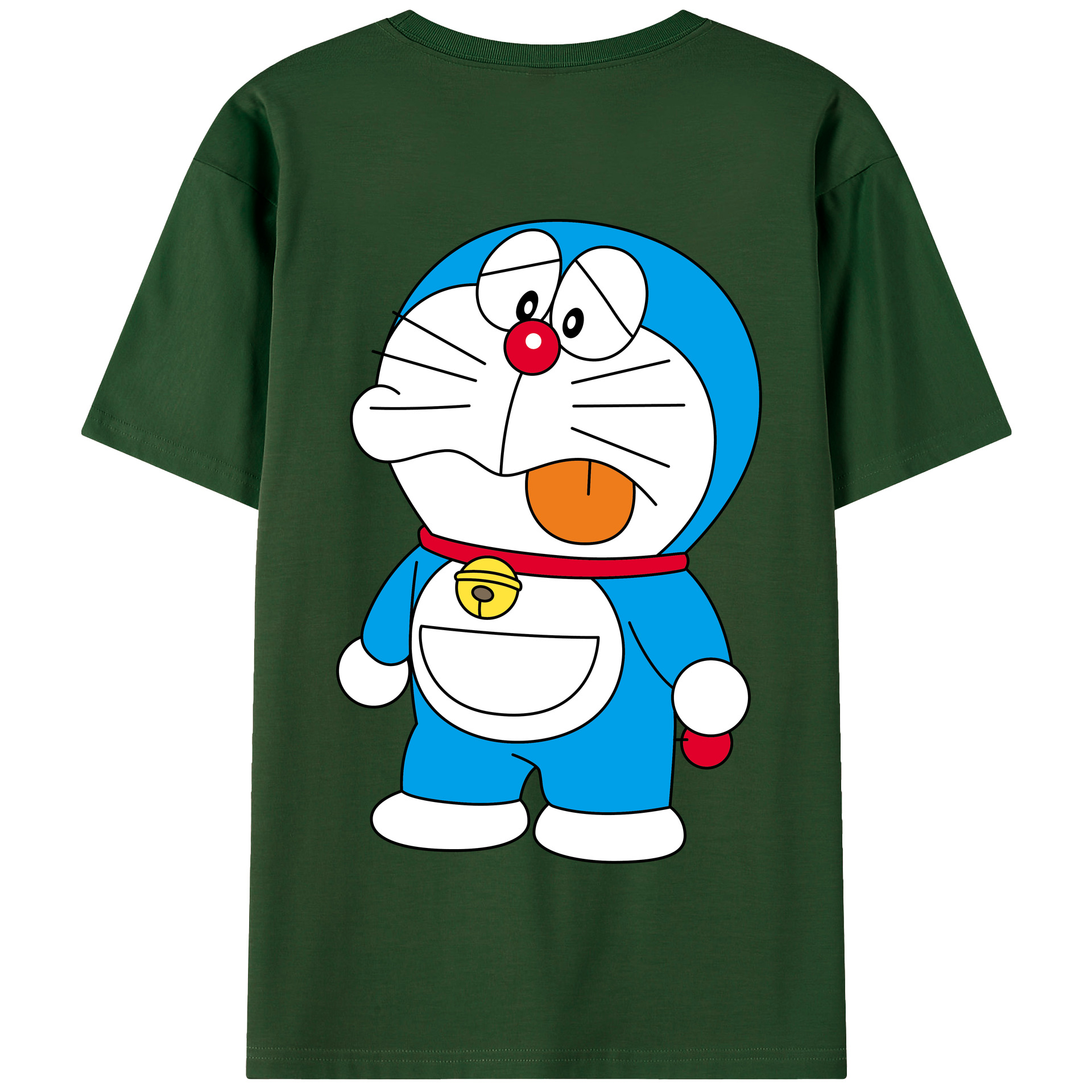 （画像用） ドラえもん Doraemon 綿100％半袖Tシャツ（背面プリント）
